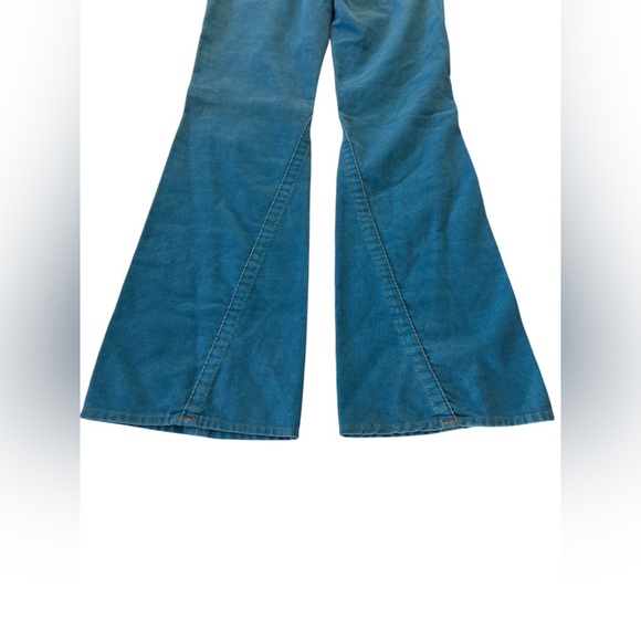 True Religion vintage y2k blue corduroy joey flare pants - Picture 8 of 10
